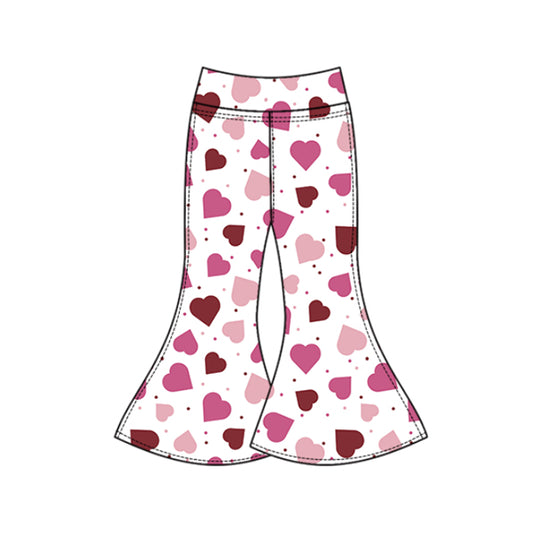 preorder P0942 yoga Valentine's Day heart girls pants