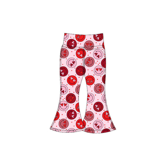 preorder P0953 Yoga Valentine's Day Heart Smile Girls Pants