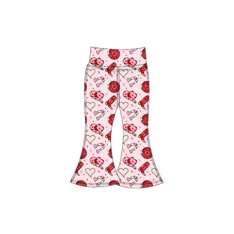 preorder P0954 Yoga Valentine's Day Heart Boot Hat Girls Pants