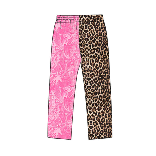 preorder P1040 Hunting Style Leopard Girls Pants
