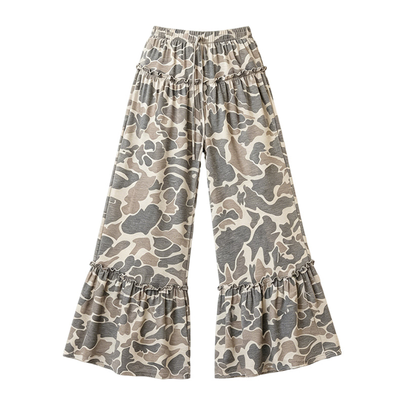 preorder P1053 Grey Camo Girls Pants