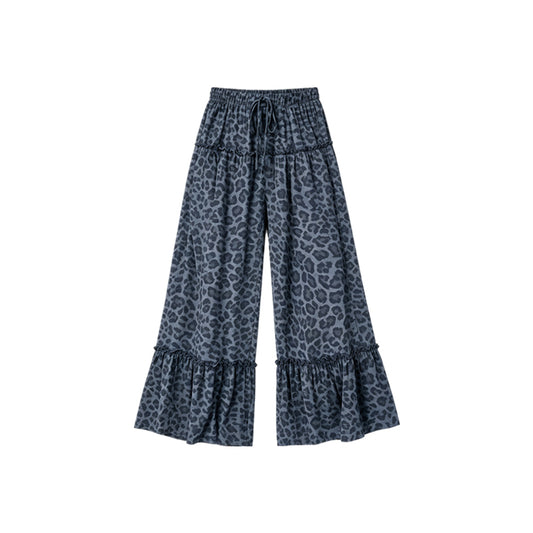 preorder P1055 Yoga Grey Leopard Adult Women Pants