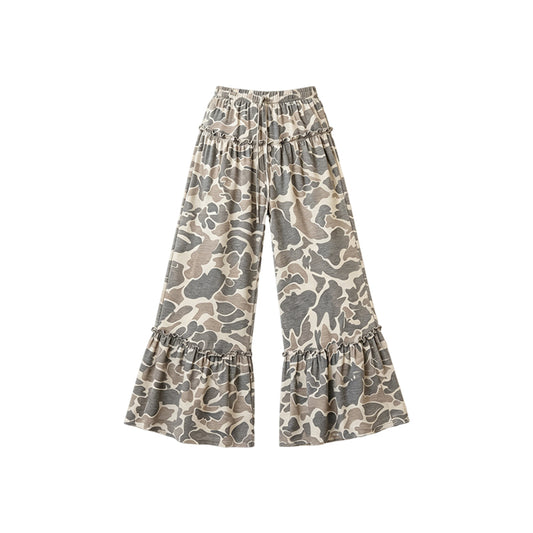 preorder P1056 Yoga Grey Camo Girls Pants