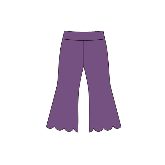 preorder P1084 Scallop Purple Girls Pants