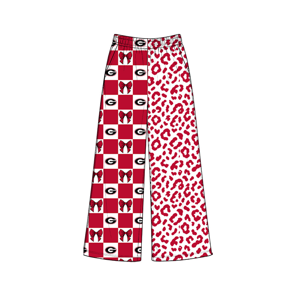 preorder P1118 Gamecocks Bows Camo Adult Women Pants