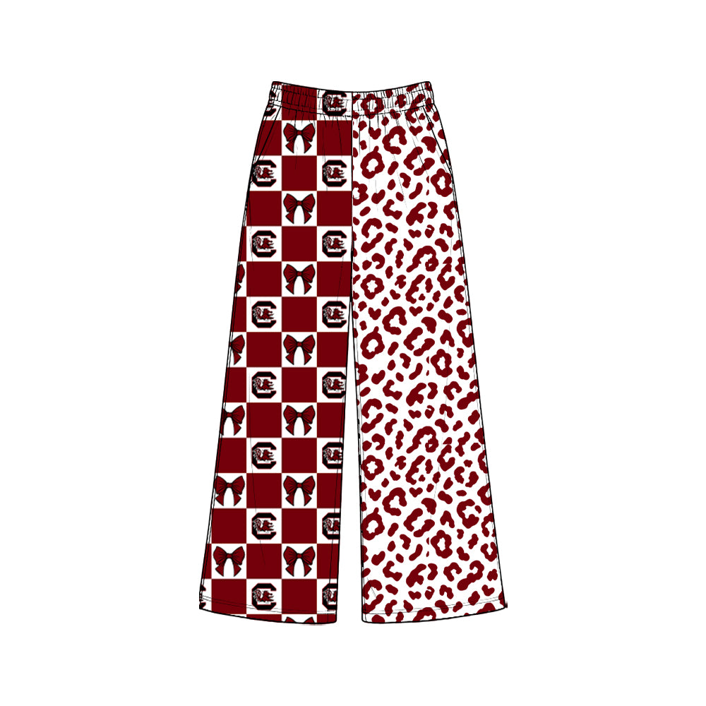 preorder P1118 Gamecocks Bows Camo Adult Women Pants