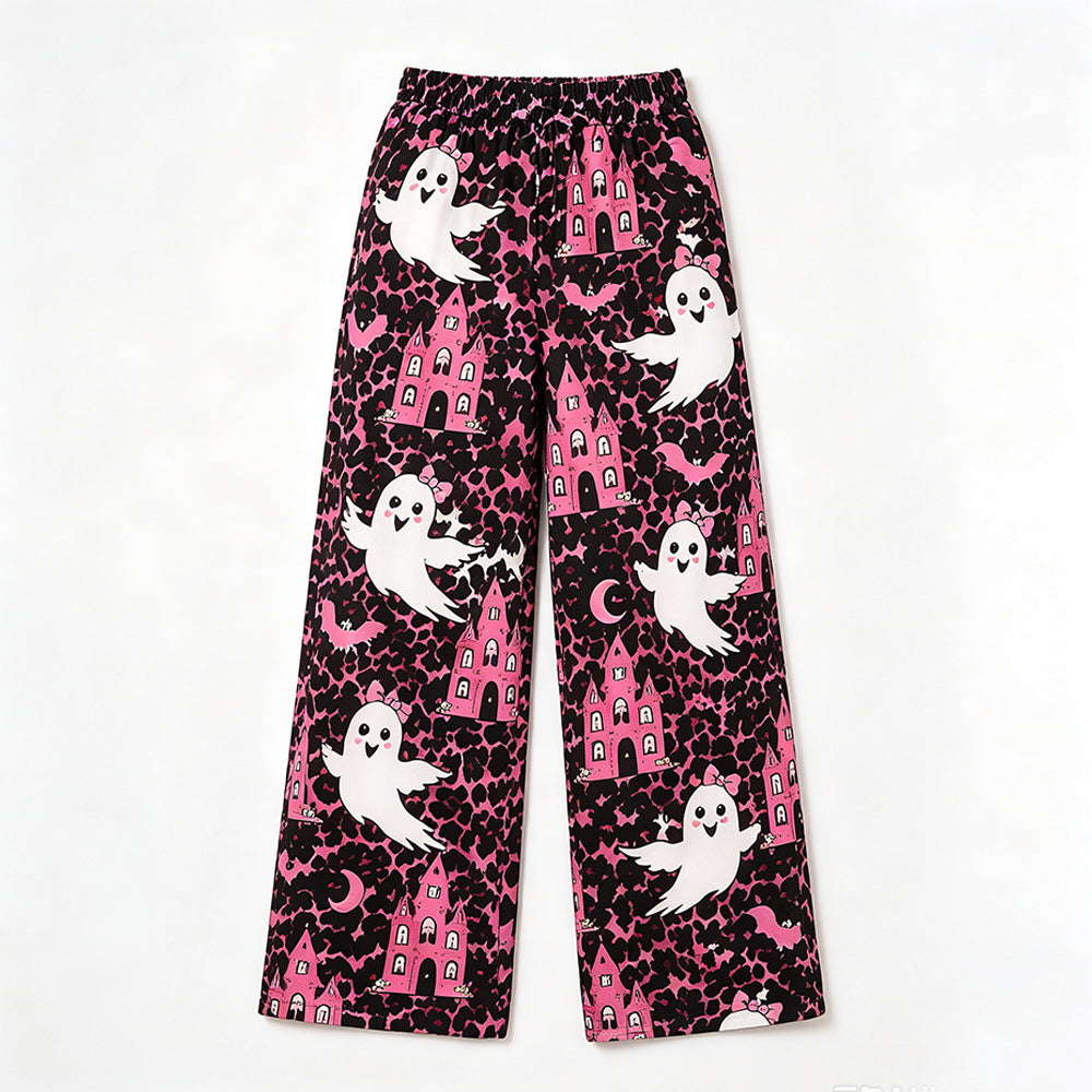 preorder P1130 Halloween Leopard Spooky Adult Women Pants