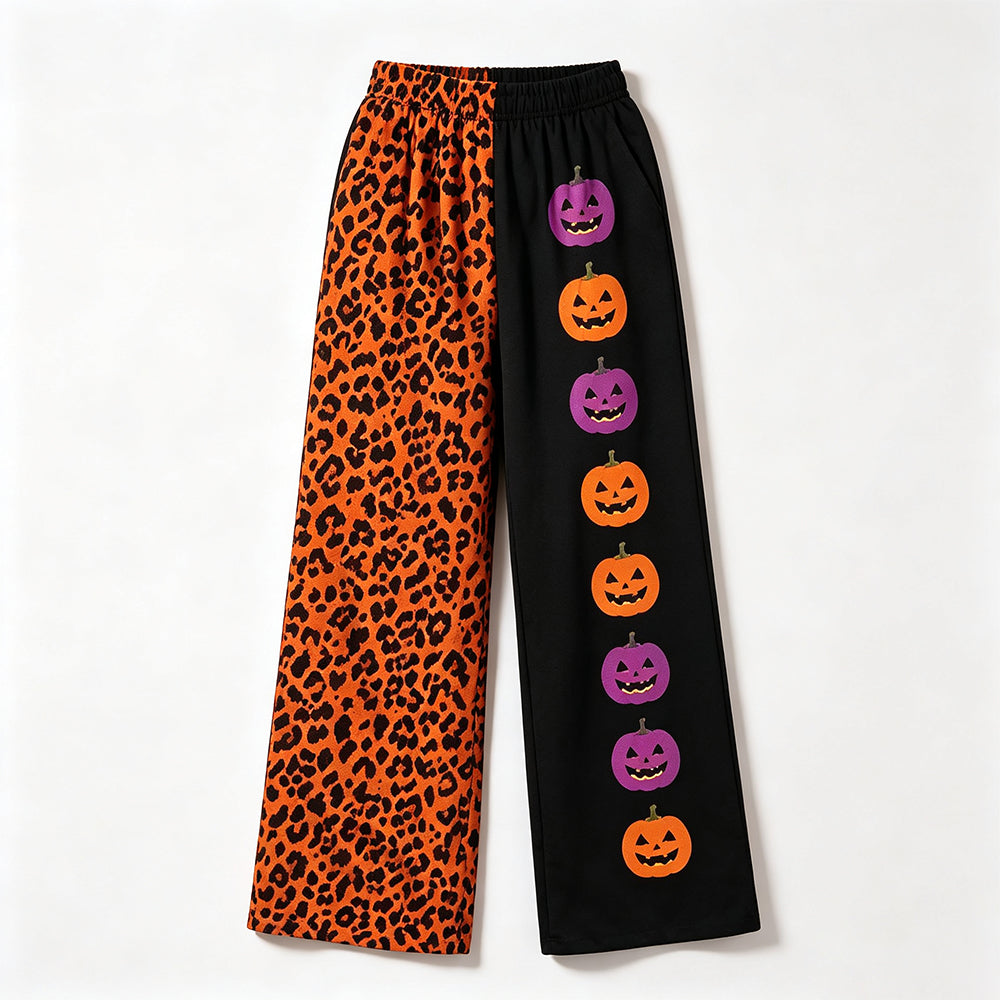 preorder P1132 Halloween Leopard Spooky Adult Women Pants