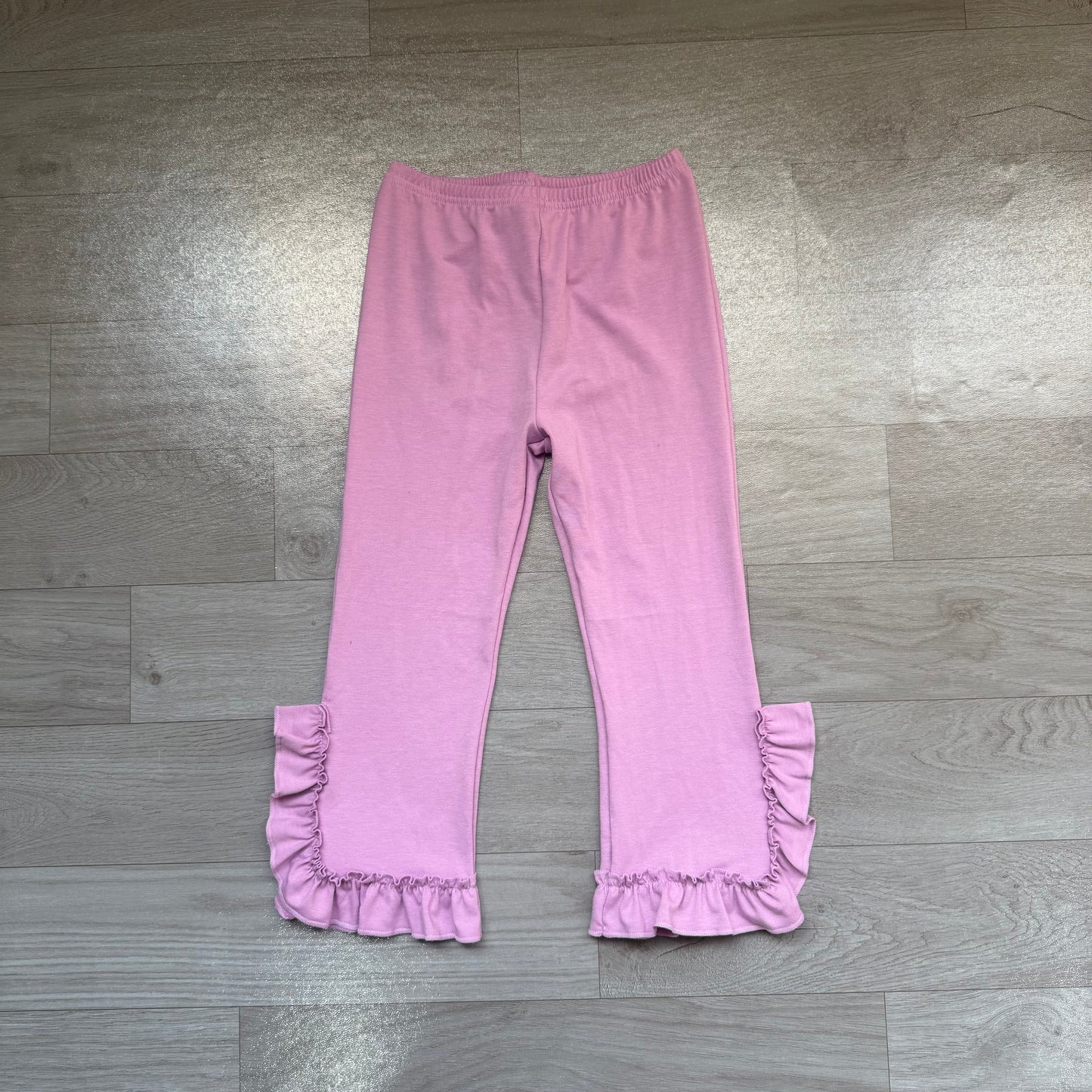 preorder Samples P1162 Pink Ruffles Girls Pants