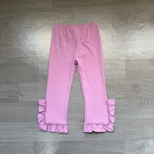 preorder Samples P1162 Pink Ruffles Girls Pants