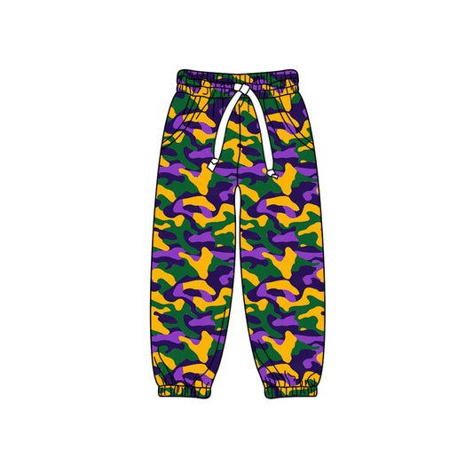 preorder P1248 Mardi Gras Camo Boys Pants