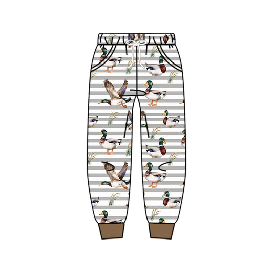 preorder P1251 Hunting Mallard Duck Striped Boys Pants