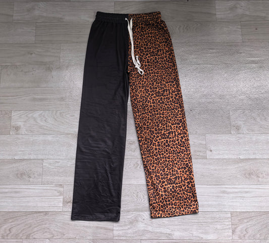 preorder Samples P1268 Black Leopard Adult Women Pants
