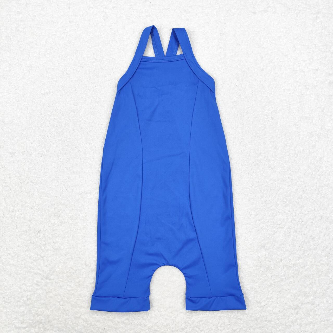 S0452 blue Active Wear Athletic Jumpsuits
