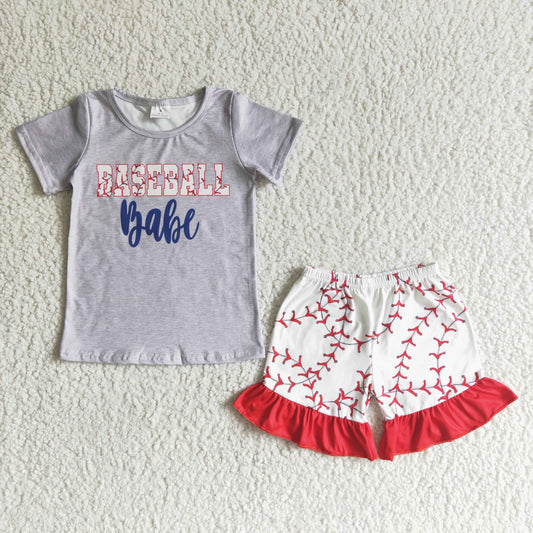 GSSO0018 Baseball Babe Kids Summer Football Set