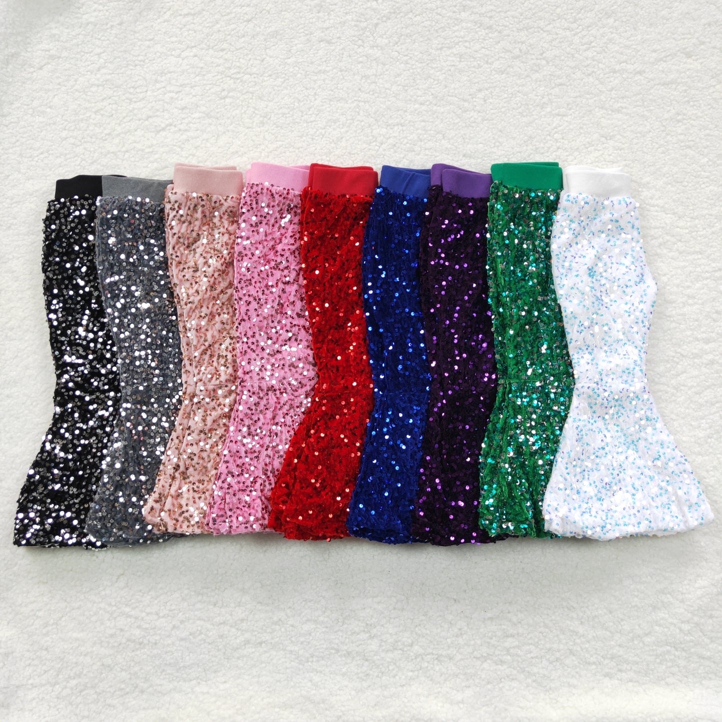 Colouful Sequin lining Girls Pants