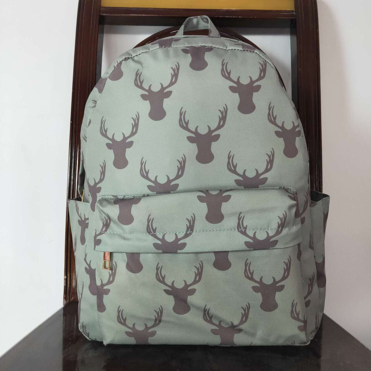 BA0171 Hunting deer green kids bag