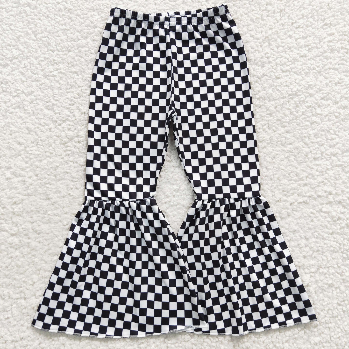 P0146 Black & White Cell Girls Pant