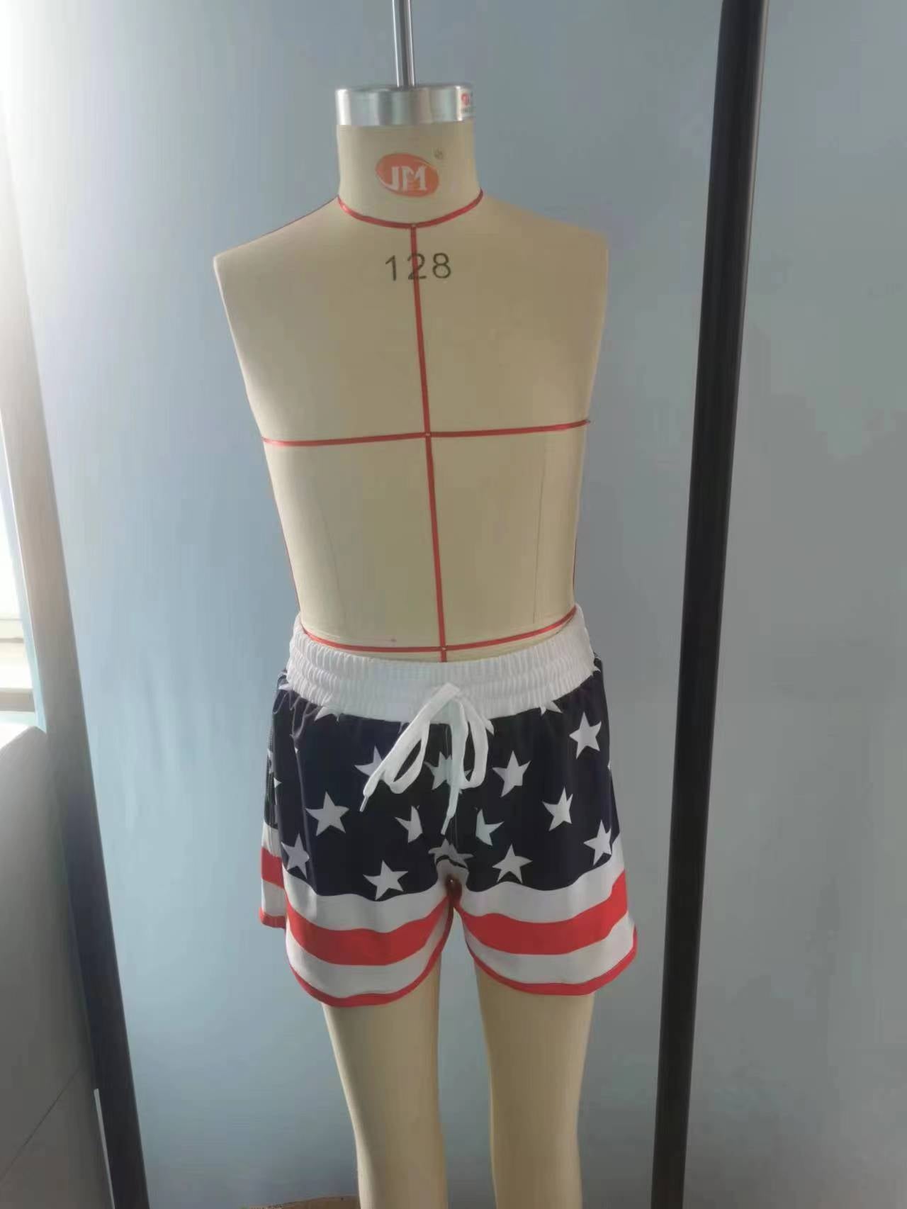 S0188 National Day flag boys Swimming Trunks