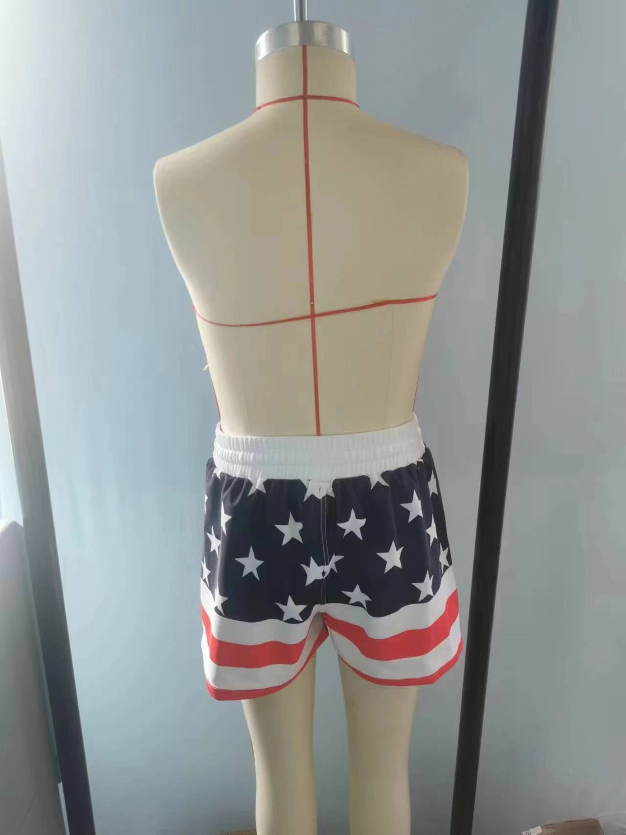 S0188 National Day flag boys Swimming Trunks