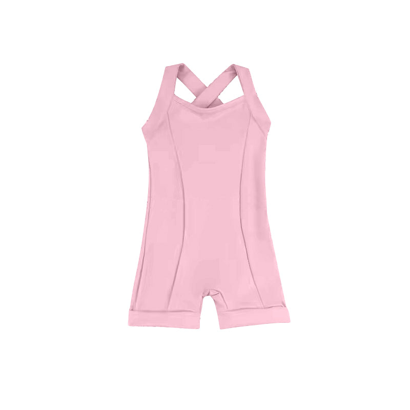 Preorder S0449 pink Active Wear Athletic Jumpsuits