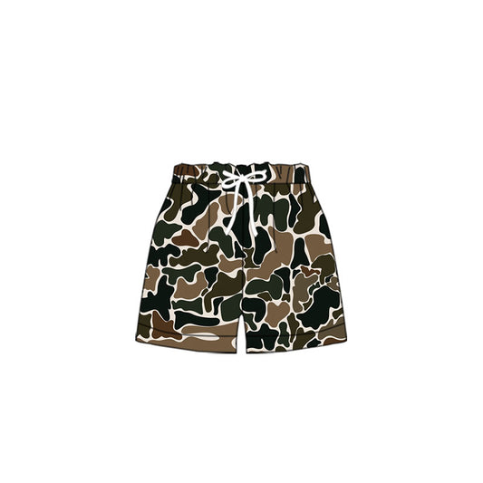 preorder S0475 old school camo boys swimming trunk