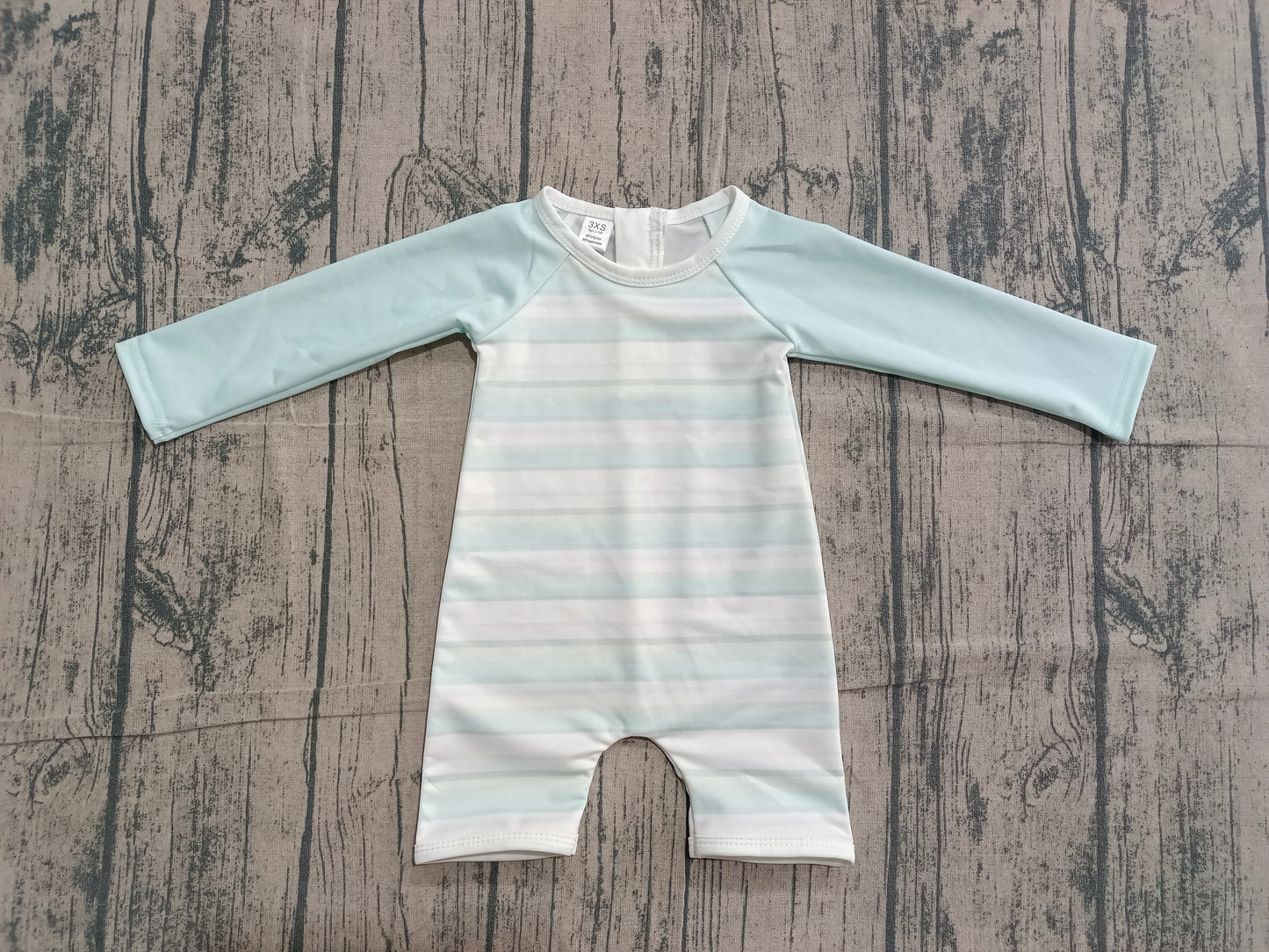 preorder Samples S0650 Blue Long Sleeve Boys Swimsuits