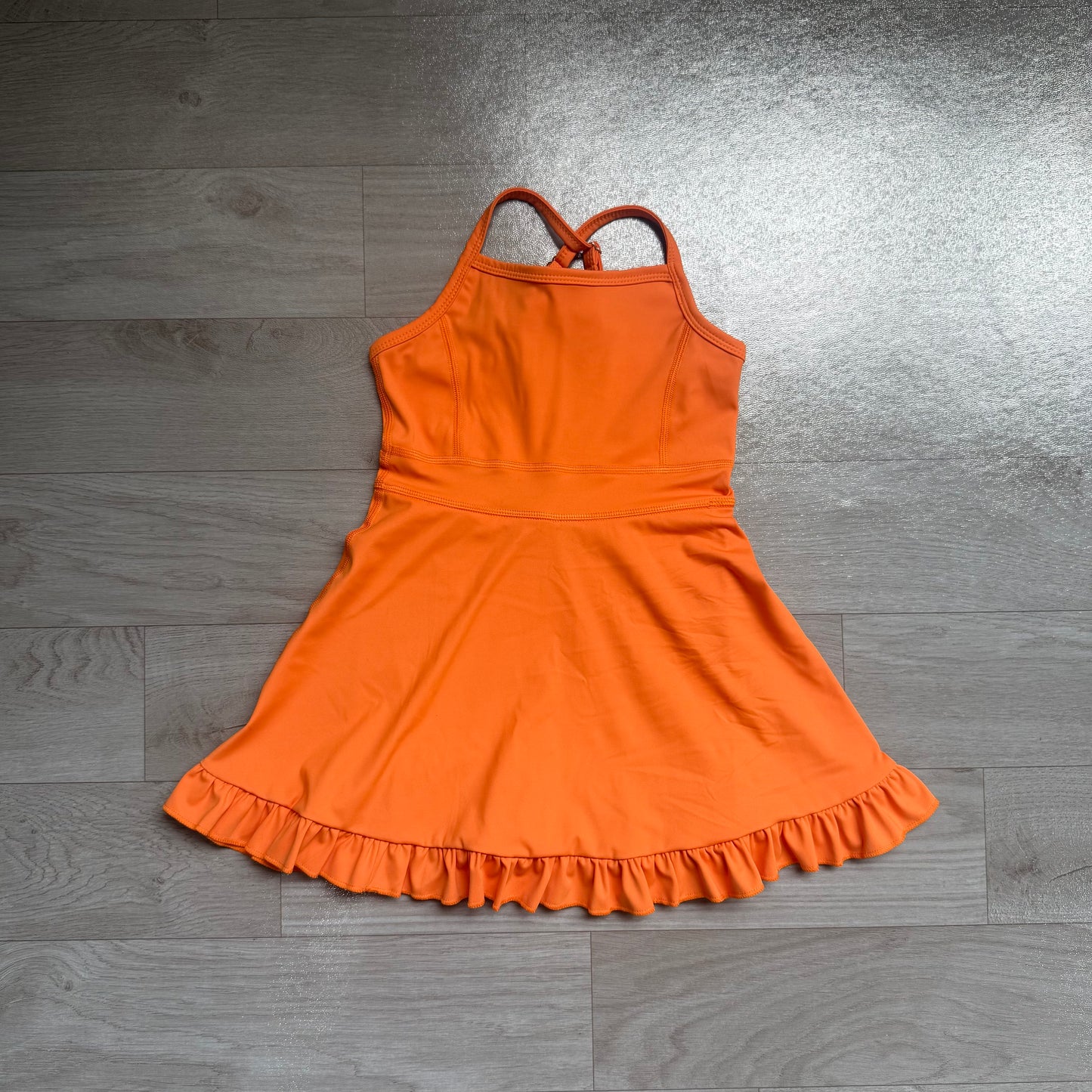 S0780 orange girls bathing tennis clothes
