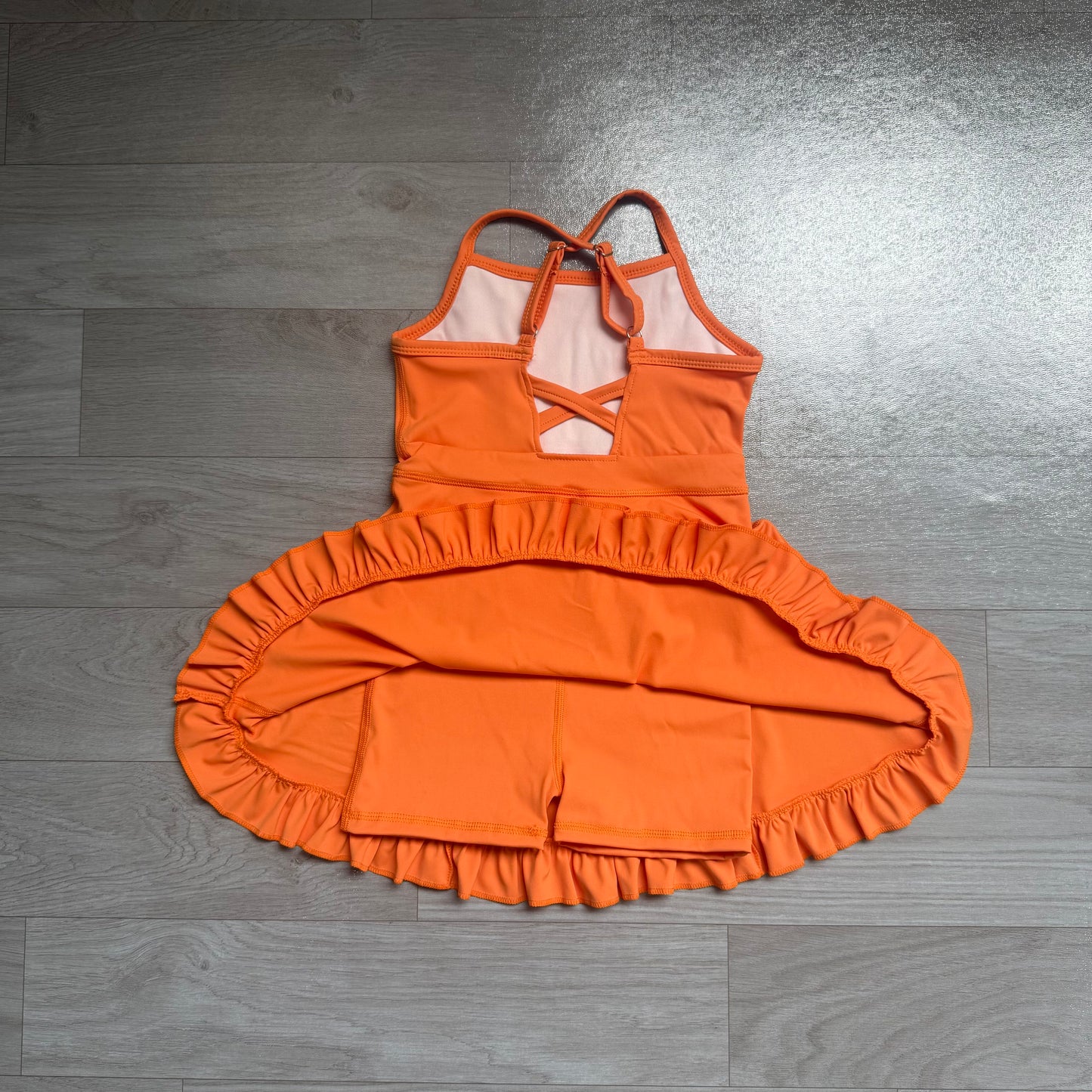 S0780 orange girls bathing tennis clothes