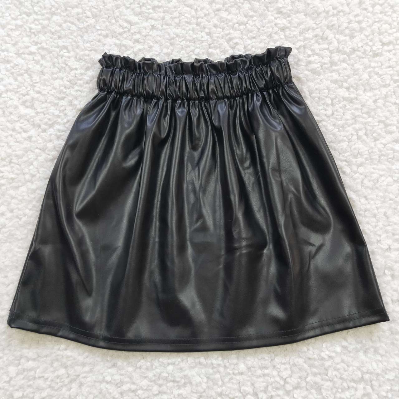 GLK0013 Black Leather Cool Skirts