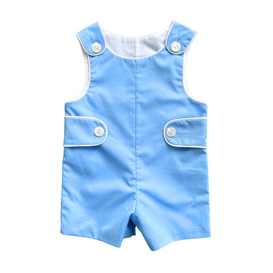 preorder SR1263 blue sleeveless boys romper