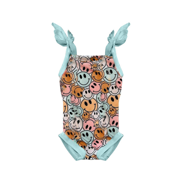 preorder SR1428 multi color smile girls romper