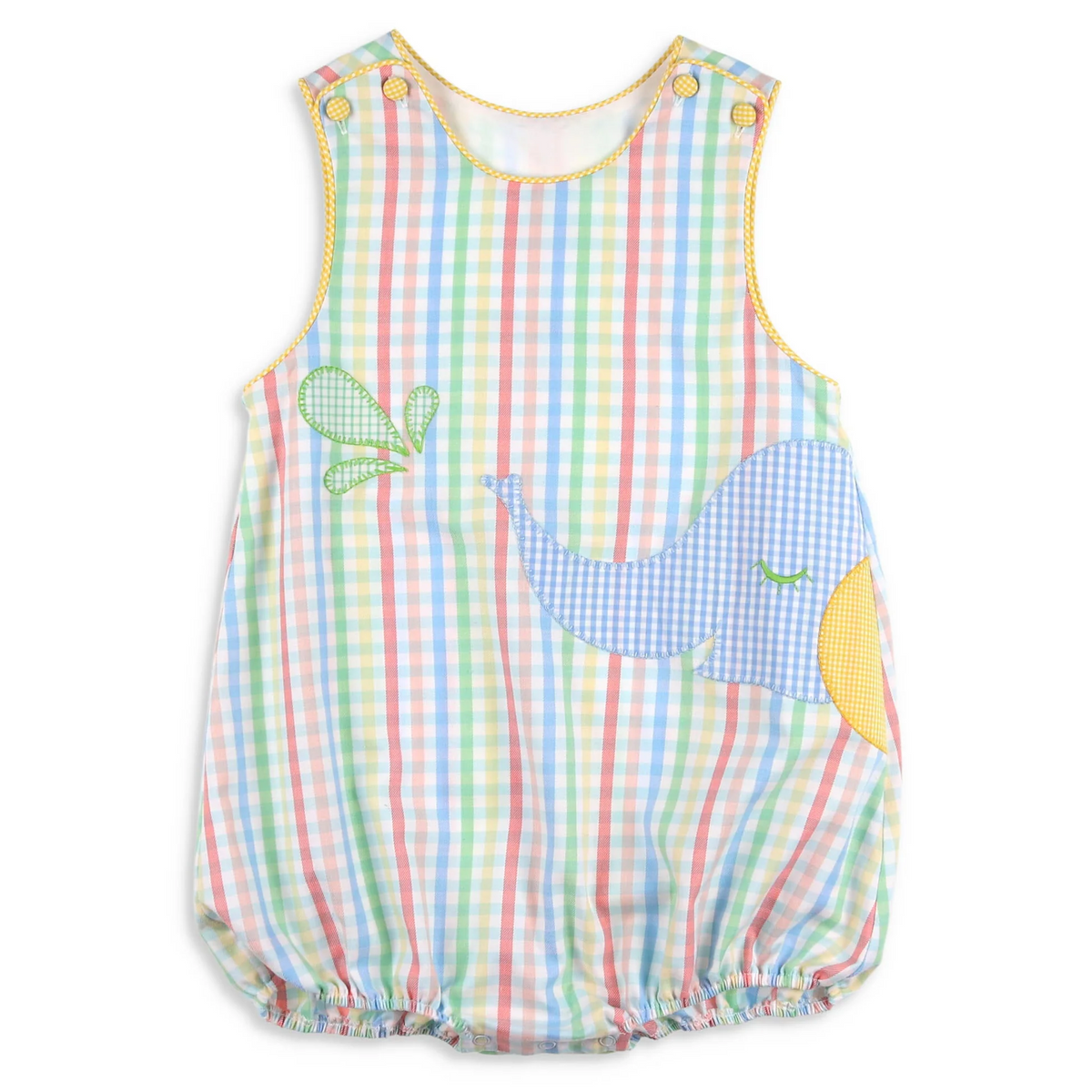 preorder SR1458 elephant rainbow striped sleeveless girls romper