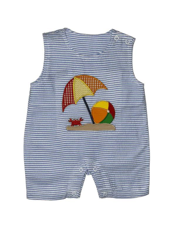 preorder SR1593 sandbeach ball crab sleeveless boys romper