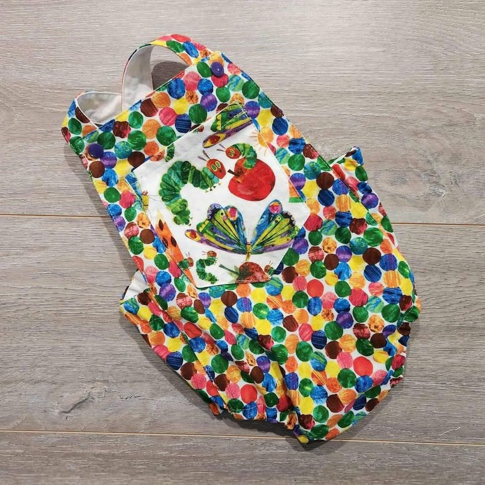 preorder SR1609 cute caterpillar green rainbow dot sleeveless girls romper