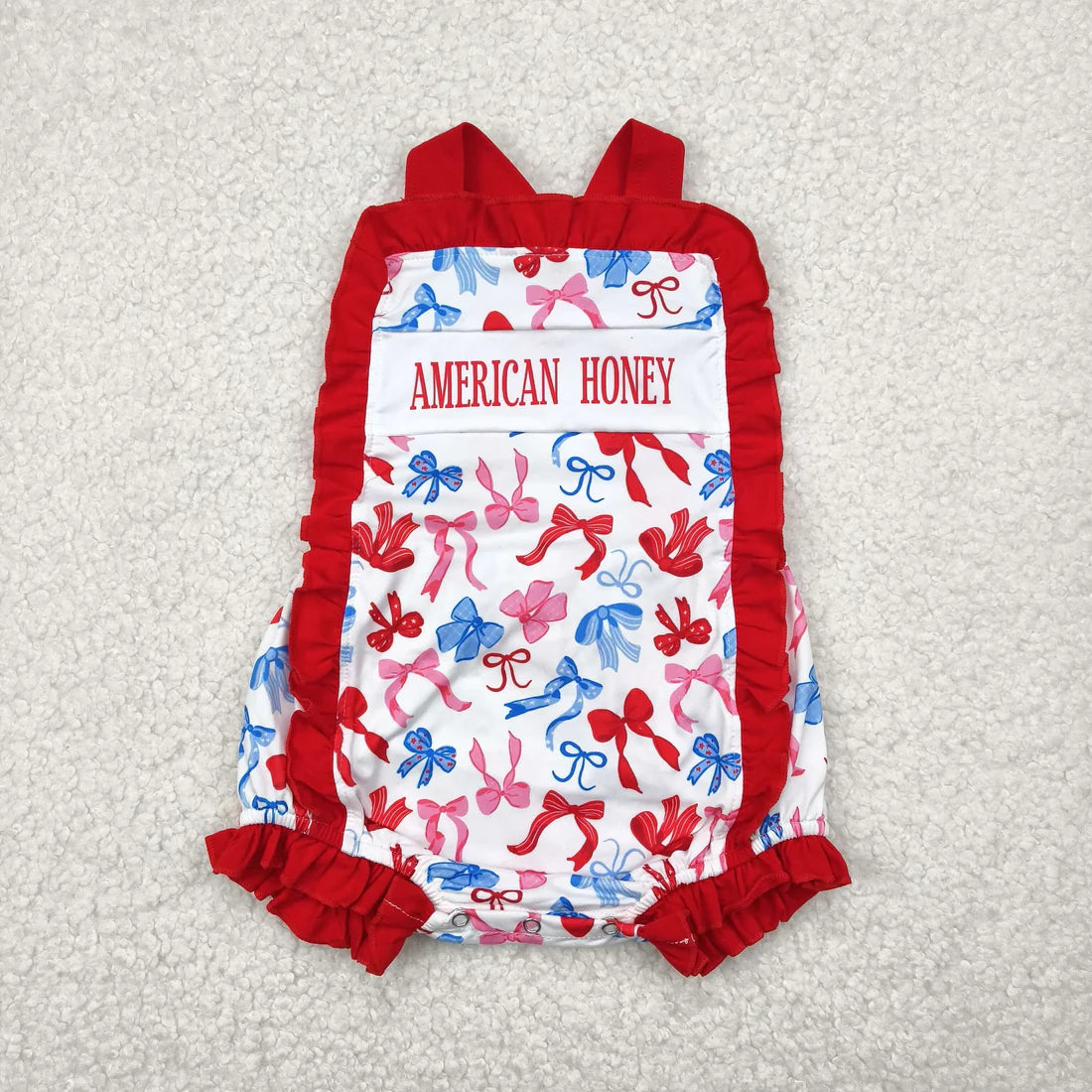 July 4th american honey bows style sibling clothes RTS