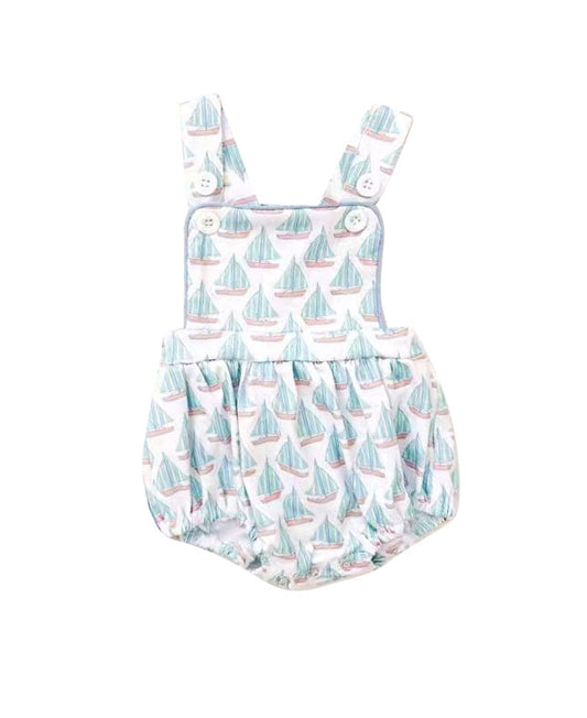 preorder SR3295 boat sleeveless baby boys romper