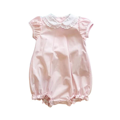 preorder SR3325 pink short sleeve girls romper