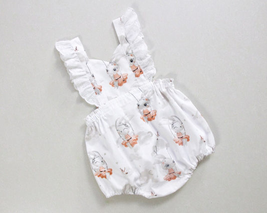 preorder SR3407 Easter bunny rabbit girls romper