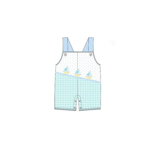 preorder SR3753 Saltboat Blue Boys Romper