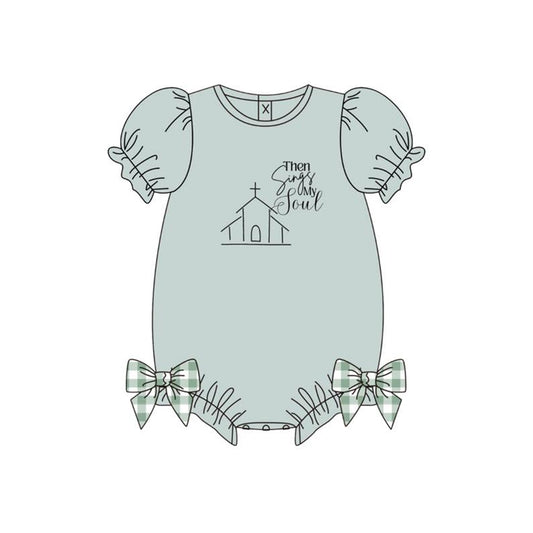 preorder SR3769 Easter Then Sings My Love Short Sleeve Girls Romper