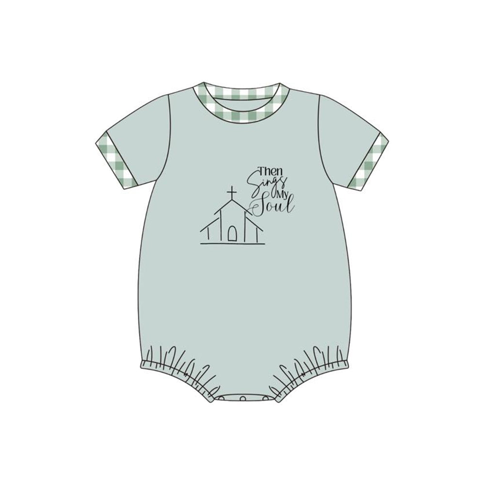 preorder SR3770 Easter Then Sings My Love Short Sleeve Boys Romper