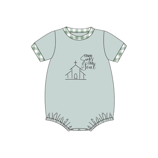 preorder SR3770 Easter Then Sings My Love Short Sleeve Boys Romper