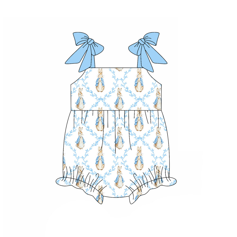preorder SR3955 Easter Rabbit Girls Romper