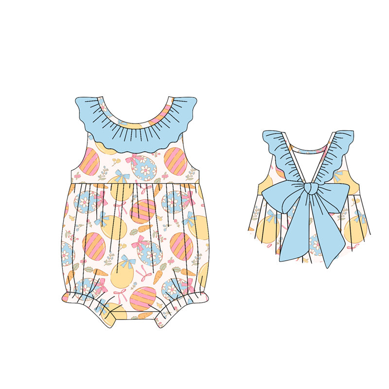 preorder SR3982 Easter Carrot Girls Romper