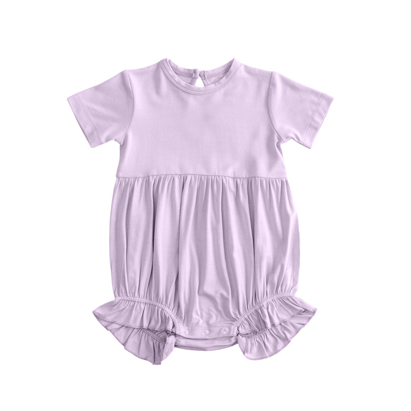 preorder SR3995 Purple Short Sleeve Girls Romper