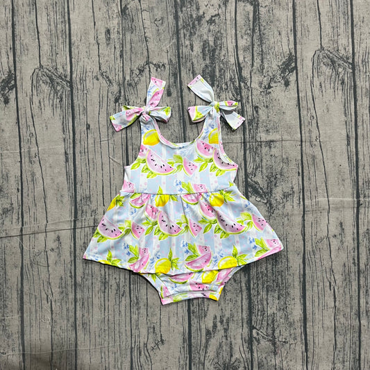 preorder Samples SR4135 Watermelon Lemon Girls Romper