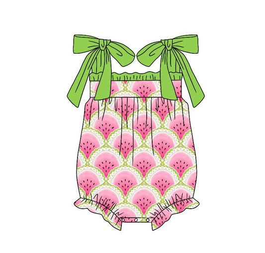 preorder SR4161 Watermelon Girls Romper