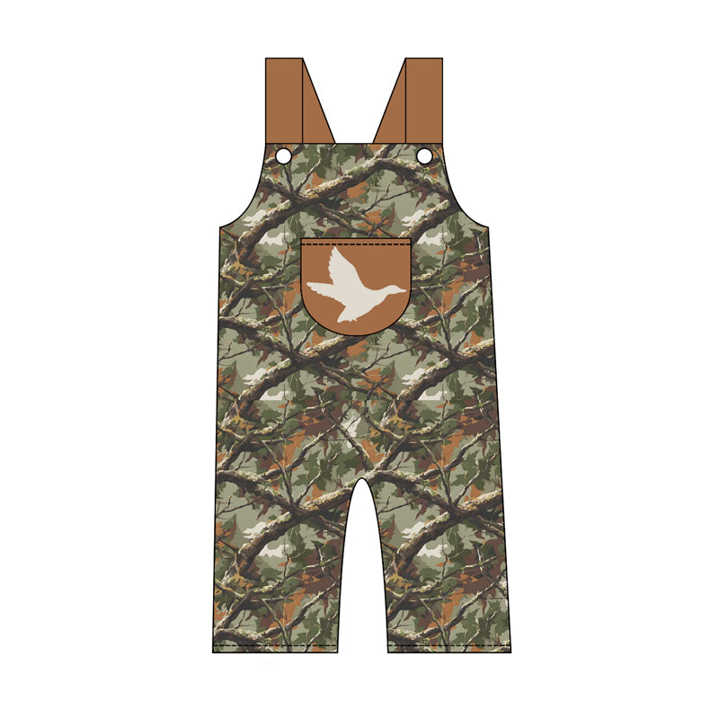 preorder SR4222 Hunting Camo Mallard Duck Boys Romper