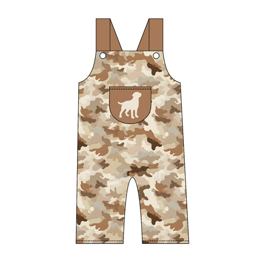 preorder SR4225 Hunting Camo Dog Boys Romper